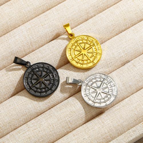 Stainless Steel Pendants 304 Stainless Steel gold color plated DIY Sold By PC
