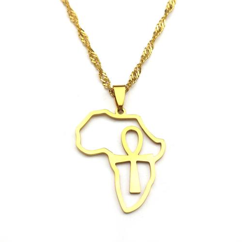 Nerezová ocel šperky náhrdelník, 304 Stainless Steel, módní šperky & unisex & dutý, více barev na výběr, Prodáno By PC