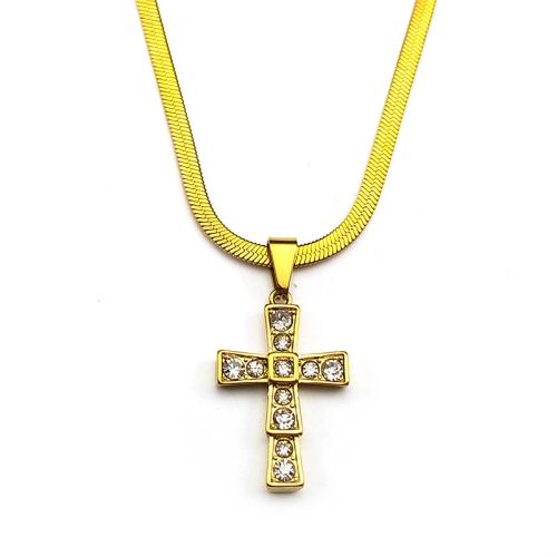 Nerezová ocel šperky náhrdelník, 304 Stainless Steel, módní šperky & unisex & s drahokamu, více barev na výběr, Prodáno By PC