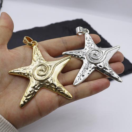 Zinc Alloy Animal Pendants Starfish gold color plated DIY Sold By PC