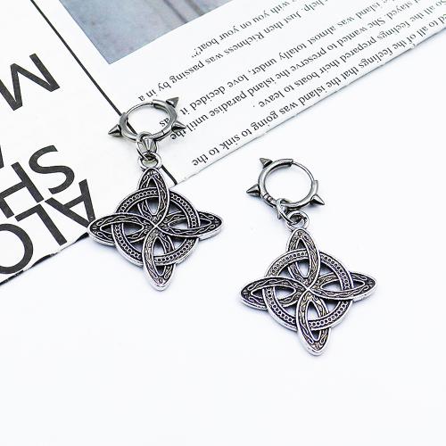 Boucles d'oreilles en alliage de zinc, Placage de couleur d'or, bijoux de mode, argent, Vendu par PC