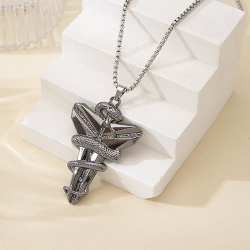 Cinko lydinio Megztinis grandinės karoliai, Cinko lydinys, Kirsti, aukso spalva padengtas, Bižuterijos, daugiau spalvų pasirinkimas, Pardavė PC