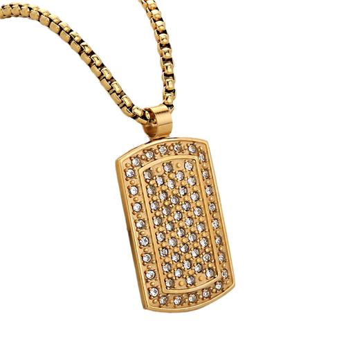 Stainless Steel Pendants 304 Stainless Steel plated DIY & with rhinestone Sold By PC