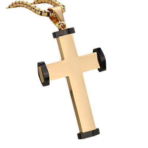 Nerezová ocel Cross Přívěsky, 304 Stainless Steel, Kříž, DIY, více barev na výběr, Prodáno By PC