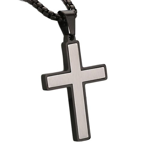 Nerezová ocel Cross Přívěsky, 304 Stainless Steel, Kříž, DIY, více barev na výběr, Prodáno By PC