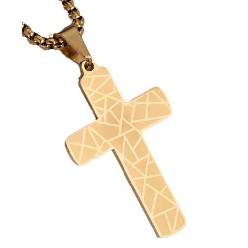 Nerezová ocel Cross Přívěsky, 304 Stainless Steel, Kříž, DIY, více barev na výběr, Prodáno By PC