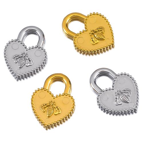 Přívěsky srdce z nerezové oceli, 304 Stainless Steel, á, DIY, více barev na výběr, 2PC/Bag, Prodáno By Bag