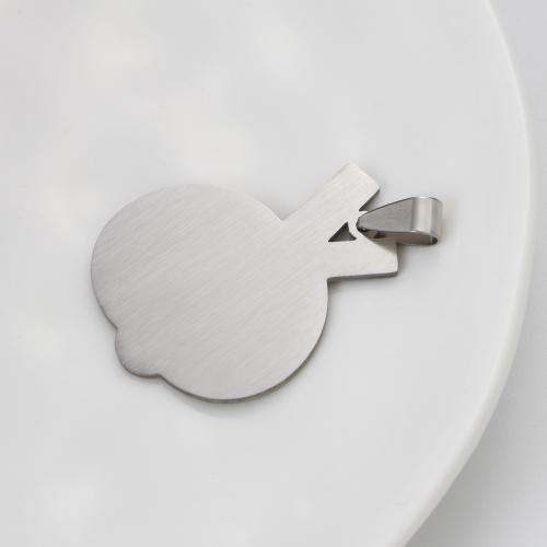 Nerezová ocel Šperky Přívěsky, 304 Stainless Steel, barva stříbrná á, DIY, smíšené barvy, 40x29x1.40mm, Prodáno By PC