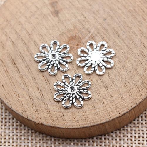 Zink Alloy Blomma Halsband, plated, DIY, fler färger för val, Säljs av PC