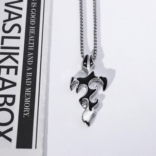 Zink Alloy tröja kedja halsband, Cross, guldfärg pläterade, emalj, svart, Säljs av PC