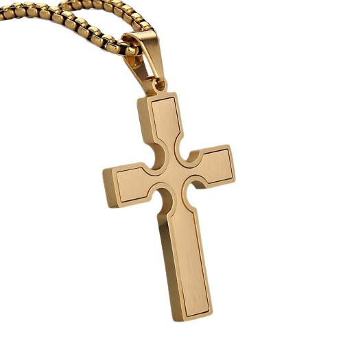 Nerezová ocel Cross Přívěsky, 304 Stainless Steel, Kříž, DIY, více barev na výběr, Prodáno By PC
