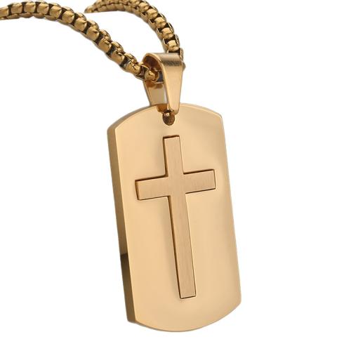 Nerezová ocel Cross Přívěsky, 304 Stainless Steel, DIY, více barev na výběr, Prodáno By PC