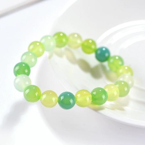 Achát šperky Náramek, módní šperky, smíšené barvy, Délka 19 cm, Prodáno By PC