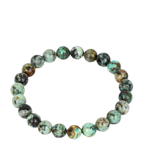 Bracelets turquoises de mode, Turquoise africain, bijoux de mode, couleurs mélangées, Longueur 19 cm, Vendu par PC