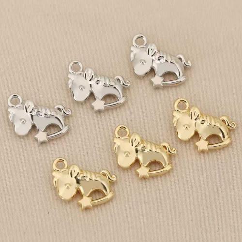 Bijoux pendentifs en laiton, Carrousel, Placage, DIY, plus de couleurs à choisir, protéger l'environnement, sans nickel, plomb et cadmium, 10PC/sac, Vendu par sac