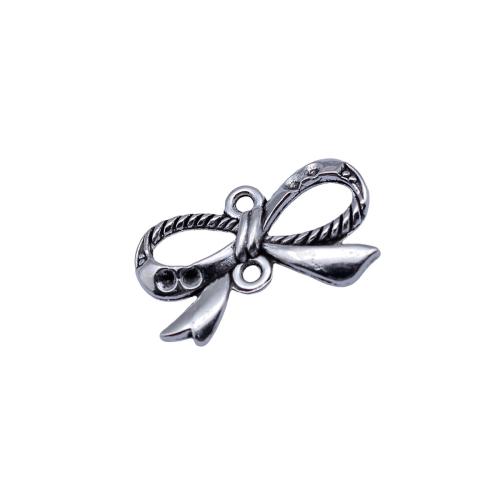 Bowknot zinklegeringskontakt, Zink Alloy, plated, DIY, 20PC/Bag, Säljs av Bag