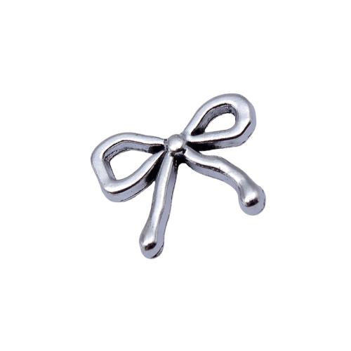 مجوهرات سبائك الزنك الخرز, BOWKNOT, مطلي, ديي, 10أجهزة الكمبيوتر/حقيبة, تباع بواسطة حقيبة