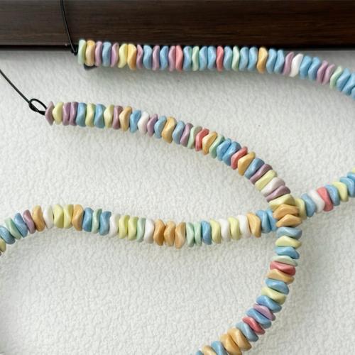 Gemstone Smycken Pärlor, Rainbow Jasper, Oregelbunden, DIY, fler färger för val, 6mm, Såld Per Ca 38 cm Strand