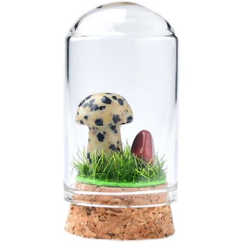 Moda Decoration, Dragi kamen, s Staklo, gljiva, različiti materijali za izbor, 30x55mm, Prodano By PC