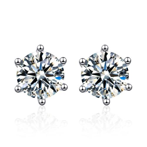 cupronickel boucle d oreille dormeuse, Placage, normes différentes pour le choix & pavé de micro zircon & pour femme, Vendu par PC
