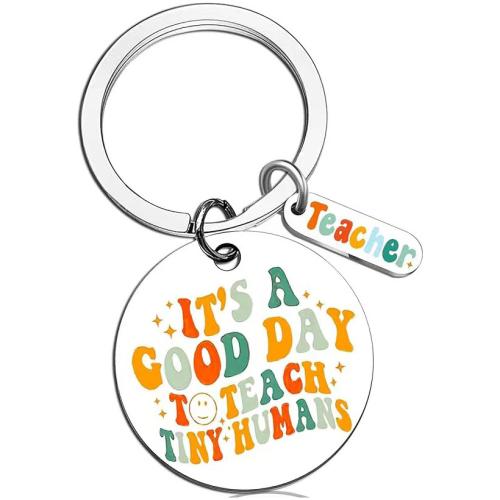 acero inoxidable 304 cierre de llave, Redondo aplanado, Impresión, Joyería & unisexo, 60mm, Vendido por UD