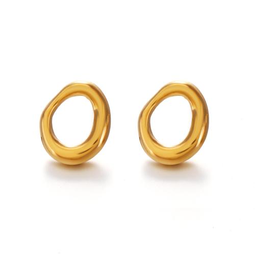Boucle d'oreille de gaujon en acier inoxydable, Acier inoxydable 304, Placage, bijoux de mode & pour femme & creux, plus de couleurs à choisir, Vendu par paire