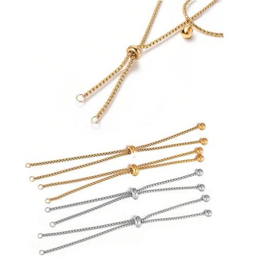 Cruach dhosmálta Bracelet Lorg, 304 Cruach dhosmálta, plátáilte, DIY, dathanna níos mó le haghaidh rogha, 10ríomhairí pearsanta/Mála, Díolta De réir Mála