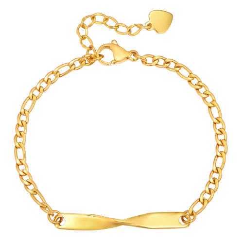 Bijoux bracelet en acier inoxydable, Acier inoxydable 304, Placage, bijoux de mode & pour femme, plus de couleurs à choisir, Vendu par PC