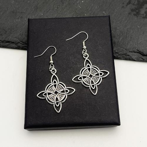 Boucles d'oreilles en alliage de zinc, coeur, Placage de couleur d'or, bijoux de mode, argent, Vendu par paire