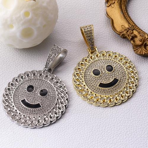 Zinc Alloy Rhinestone Pendler, Flower, forgyldt, du kan DIY & emalje & med rhinestone, flere farver til valg, Solgt af PC