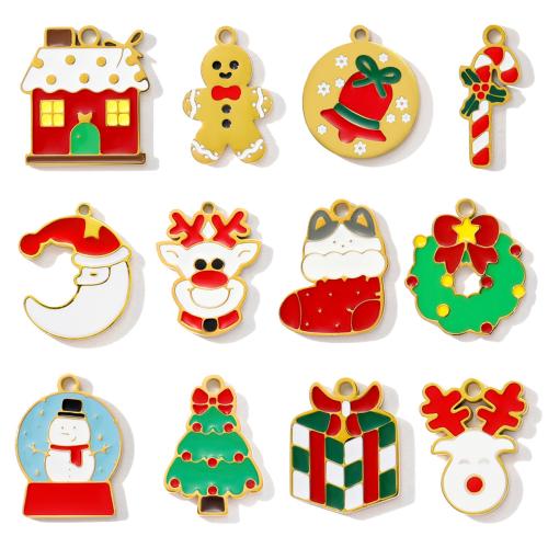 titanové přívěsky, Titanium ocel, á, Vánoční design & DIY & smalt, více barev na výběr, 3PC/Bag, Prodáno By Bag