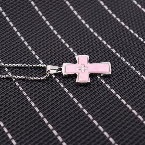 Zink Alloy tröja kedja halsband, Cross, guldfärg pläterade, mode smycken & emalj, fler färger för val, Säljs av PC