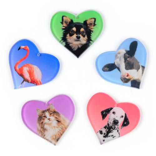 Acrylic Pendants printing DIY Sold By Bag