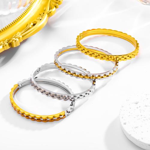 Bracelet d'acier titane, Placage, trois couches & bijoux de mode & pour femme, plus de couleurs à choisir, Vendu par PC