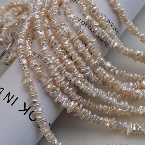 Barokní kultivované sladkovodní perle, Sladkovodní Pearl, Baroko, DIY, bílý, 6-7mm, Prodáno za 39 cm Strand
