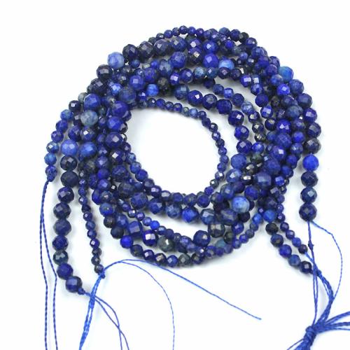 Lapis Lazuli Pärlor, DIY, blandade färger, Såld Per 38 cm Strand