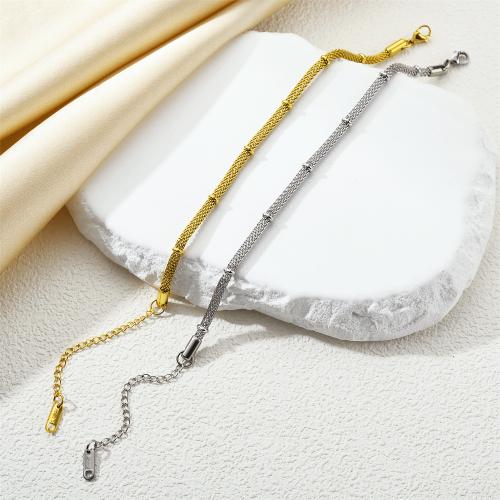 Bracelet d'acier titane, Placage, bijoux de mode & pour femme, plus de couleurs à choisir, Vendu par PC