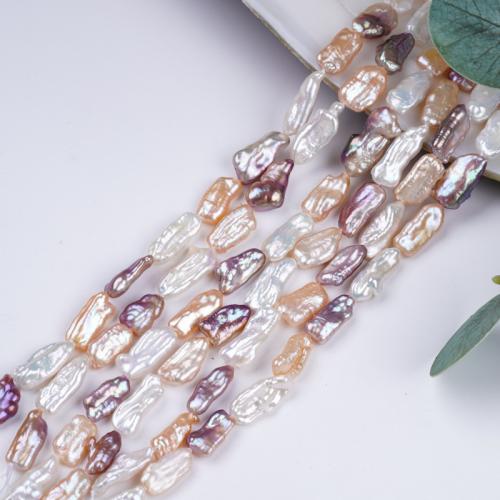 Biwa kultivované sladkovodní perle, Sladkovodní Pearl, DIY, více barev na výběr, 8-11mm, Prodáno za 38 cm Strand