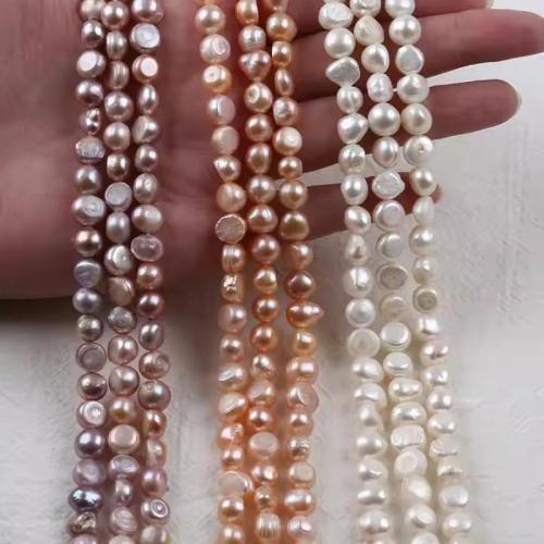 Keishi kultivované sladkovodní perle, Sladkovodní Pearl, Baroko, DIY, více barev na výběr, 8-9mm, Prodáno za 37 cm Strand