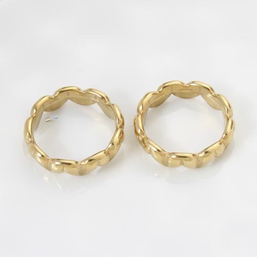 Rostfritt stål Länka ring, 304 rostfritt stål, plated, DIY, fler färger för val, 22.60x22.60x6mm, Säljs av PC