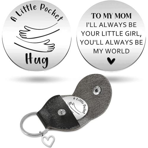 304 Stainless Steel Pamětní mince, s PU, Flat Round, á, unisex & různé velikosti pro výběr, více barev na výběr, Prodáno By PC