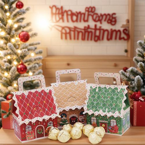 Paper Christmas Gift Box printing Christmas Design & DIY Sold By Set