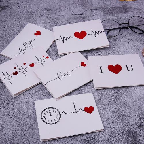 Greeting Card Paper printing fashion jewelry Sold By Set