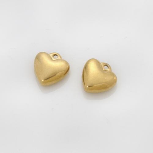 Přívěsky srdce z nerezové oceli, 304 Stainless Steel, á, DIY, více barev na výběr, 7.90x7.90x3.40mm, Prodáno By PC