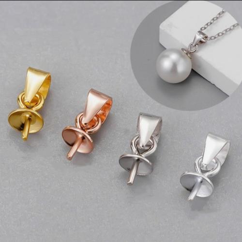 925 Sterling Silver Peg Bail plated Approx Sold By Lot