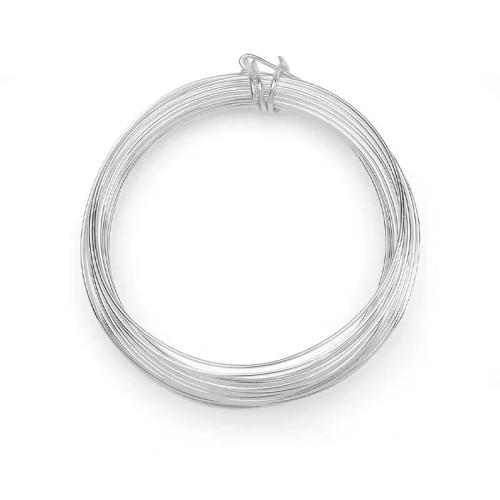 925 Sterling Silver drát, DIY & různé velikosti pro výběr, Délka Cca 10 cm, Prodáno By PC