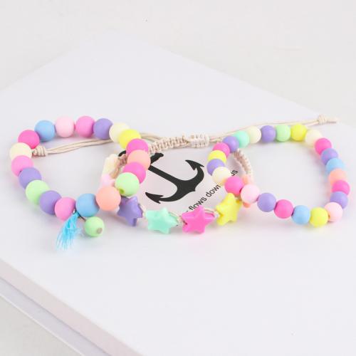 Akrylové Náramky, Akryl, s Vosk, barva pozlacený, módní šperky, více barev na výběr, Prodáno By PC