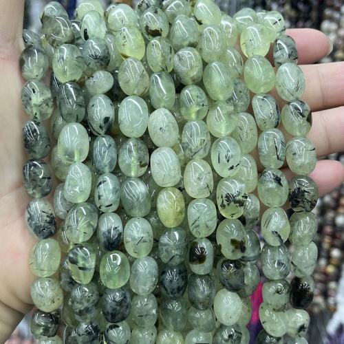 Gemstone Smycken Pärlor, Prehnite, DIY, blandade färger, Såld Per 38 Strand