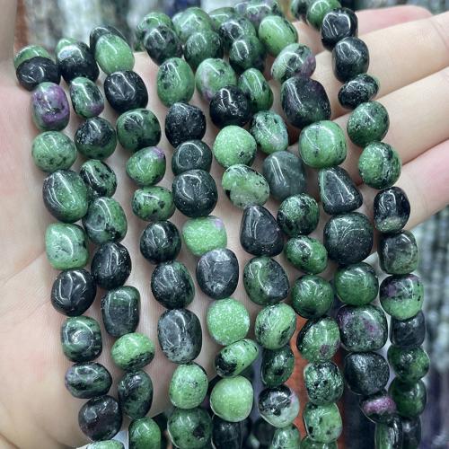 Gemstone Smycken Pärlor, Ruby i Zoisite, DIY, blandade färger, Såld Per 38 Strand