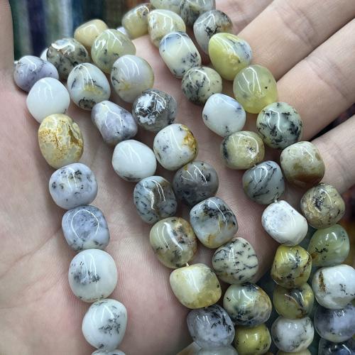 Gemstone Smycken Pärlor, Opal, DIY, blandade färger, Såld Per 38 cm Strand